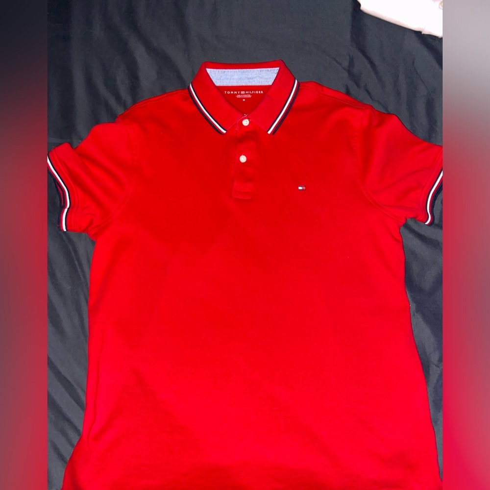 Medium Red Tommy Hilfiger Polo